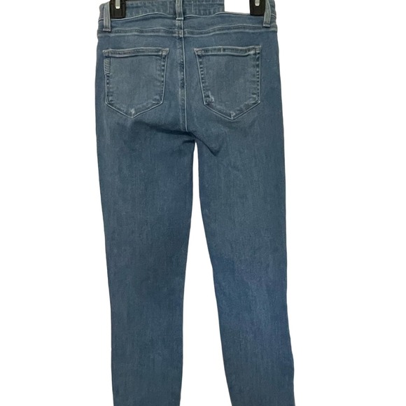 Paige Womens Size 26 Hoxton Ankle Jeans Medium Wash Light Distressing - Picture 2 of 7